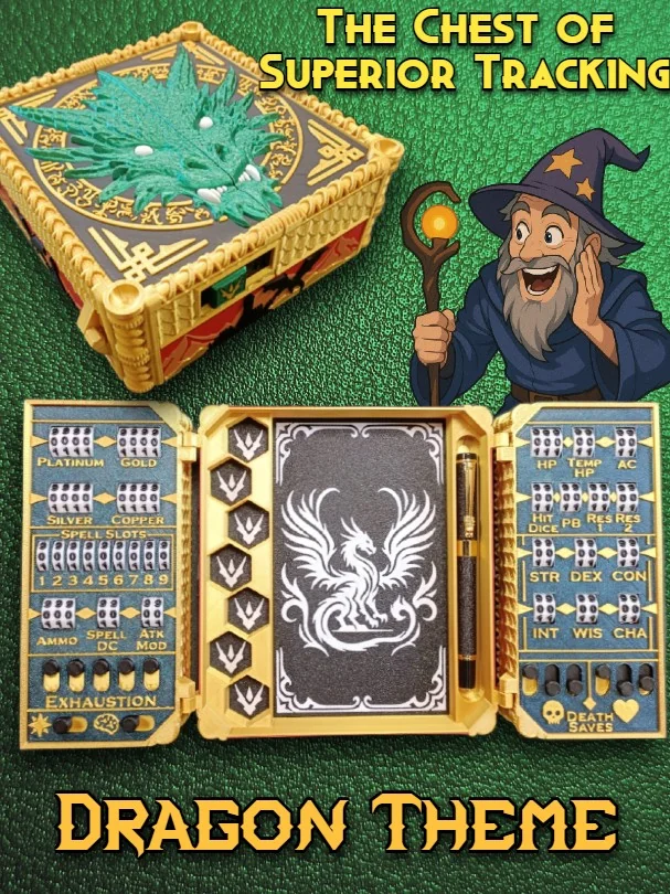 Dragon Themed Stat Tracker